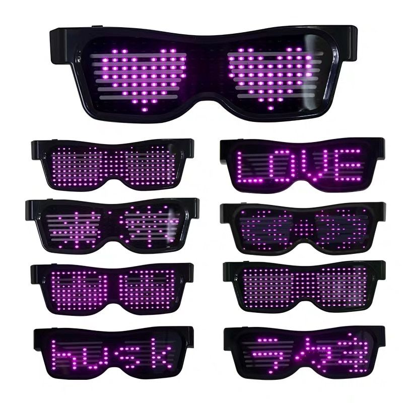 LED Light Glasses BlueTooth Party Eyewear