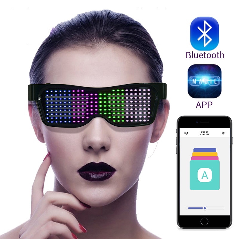 LED Light Glasses BlueTooth Party Eyewear