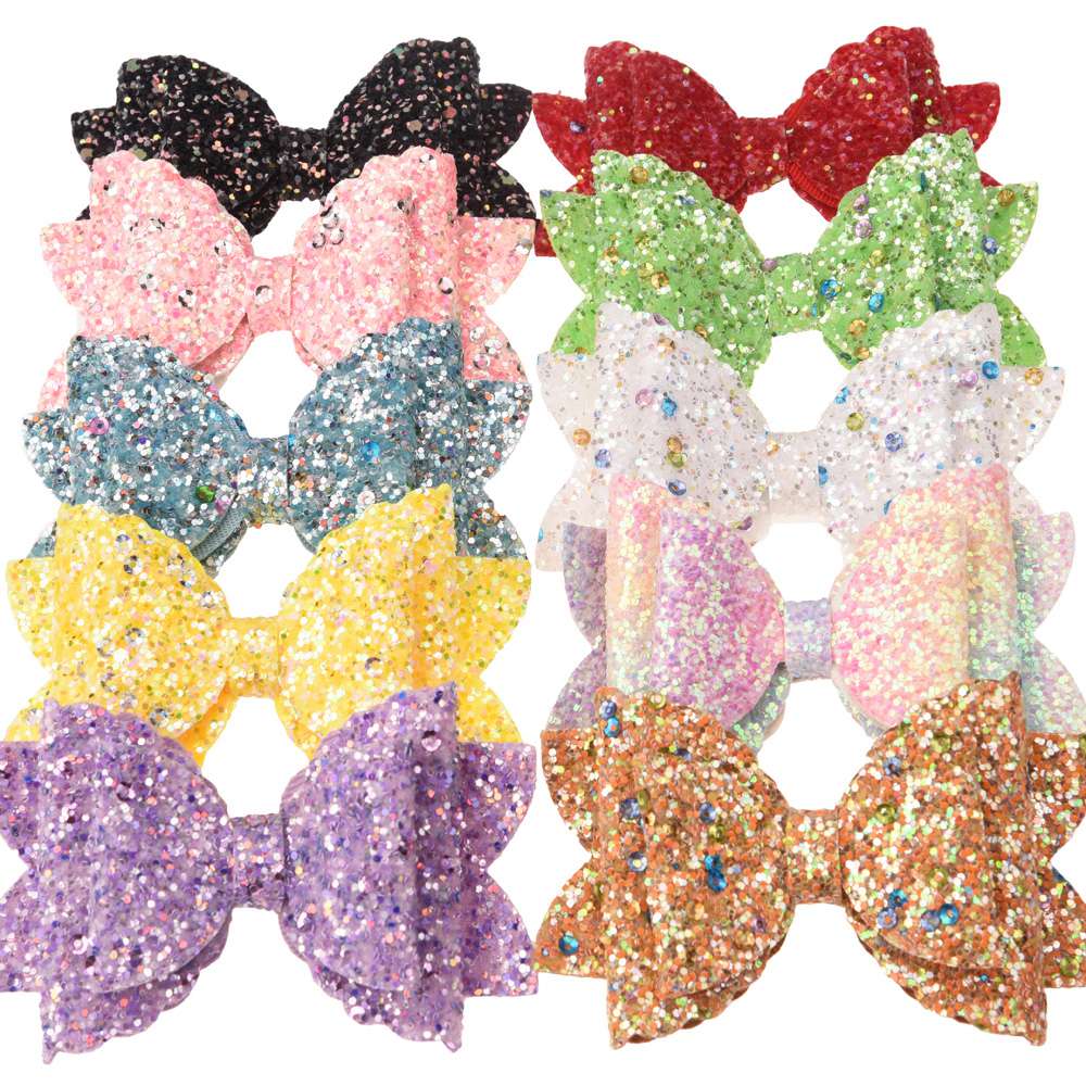 Glitter Hair Clips Accessories (5pcs)