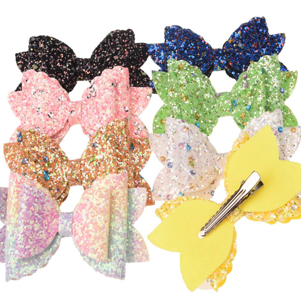 Glitter Hair Clips Accessories (5pcs)