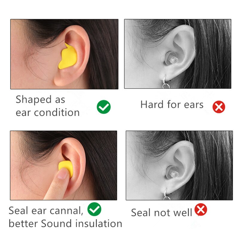 Moldable Ear Plugs Noise-Reducing Plugs