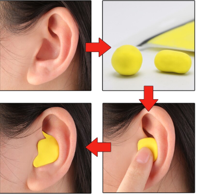 Moldable Ear Plugs Noise-Reducing Plugs