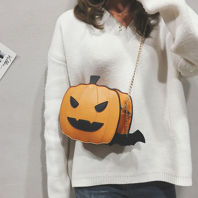 Pumpkin Bag Ladies Halloween Crossbody Bag