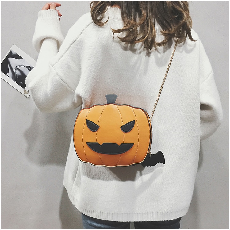 Pumpkin Bag Ladies Halloween Crossbody Bag