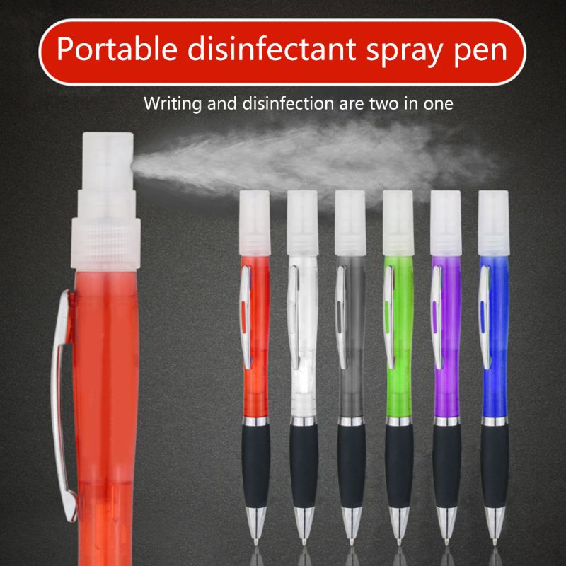 Sanitizer Pens Ballpen with Sprayer (6 PCs)