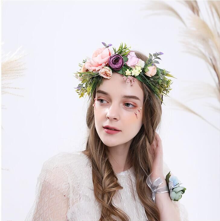 Flower Crown Headband Hair Accessory