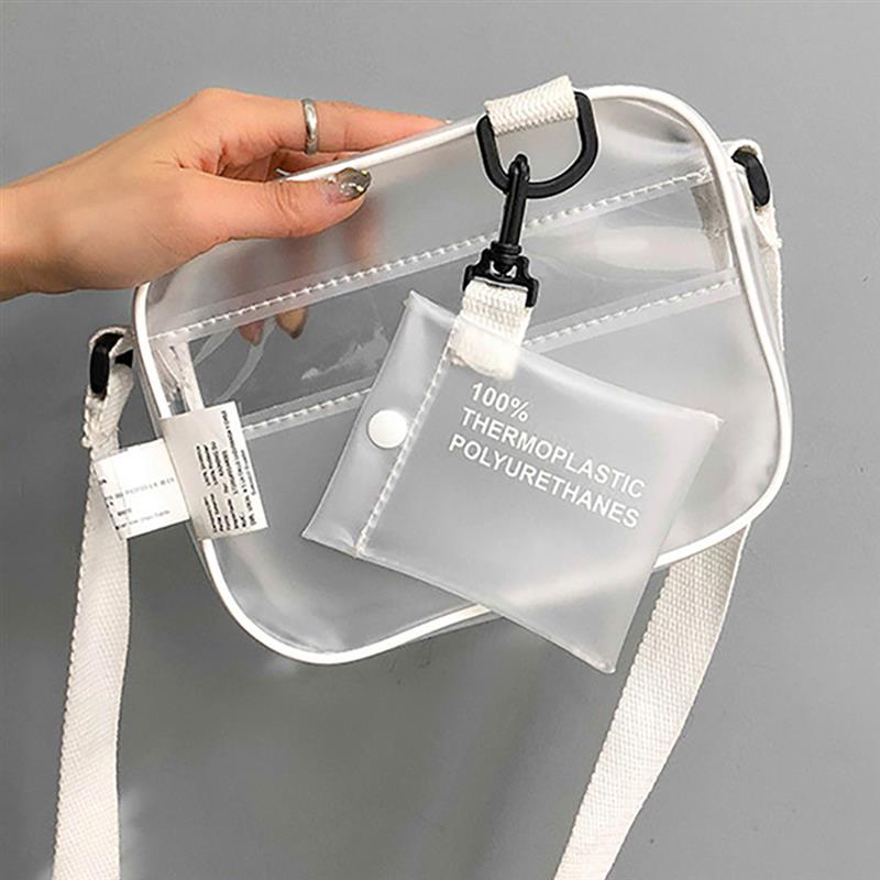 PVC Jelly Clear Crossbody Bag