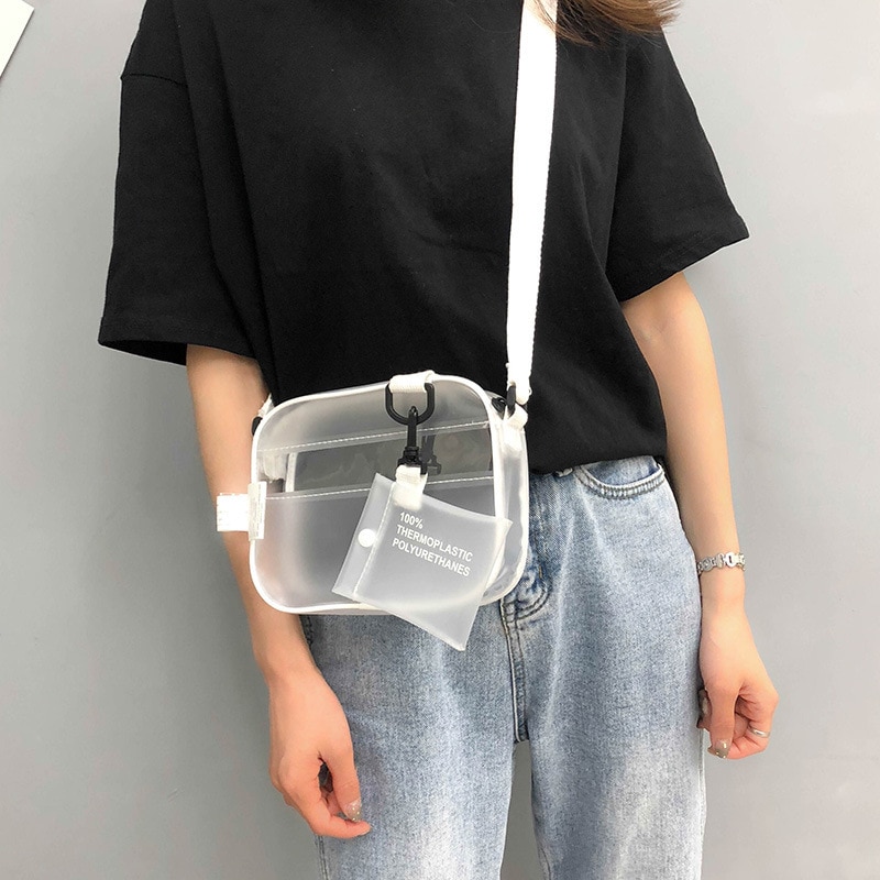 PVC Jelly Clear Crossbody Bag