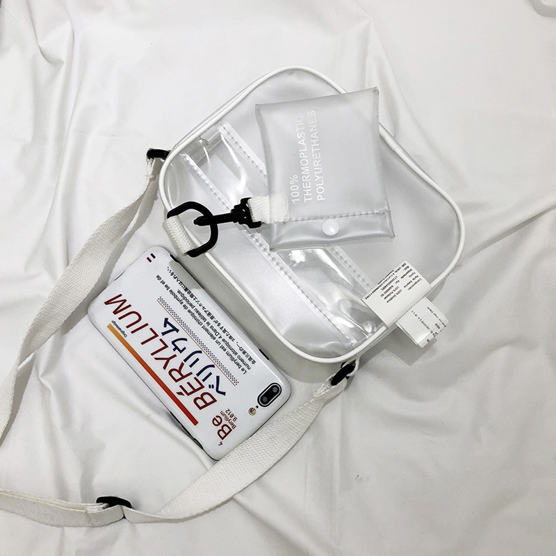 PVC Jelly Clear Crossbody Bag