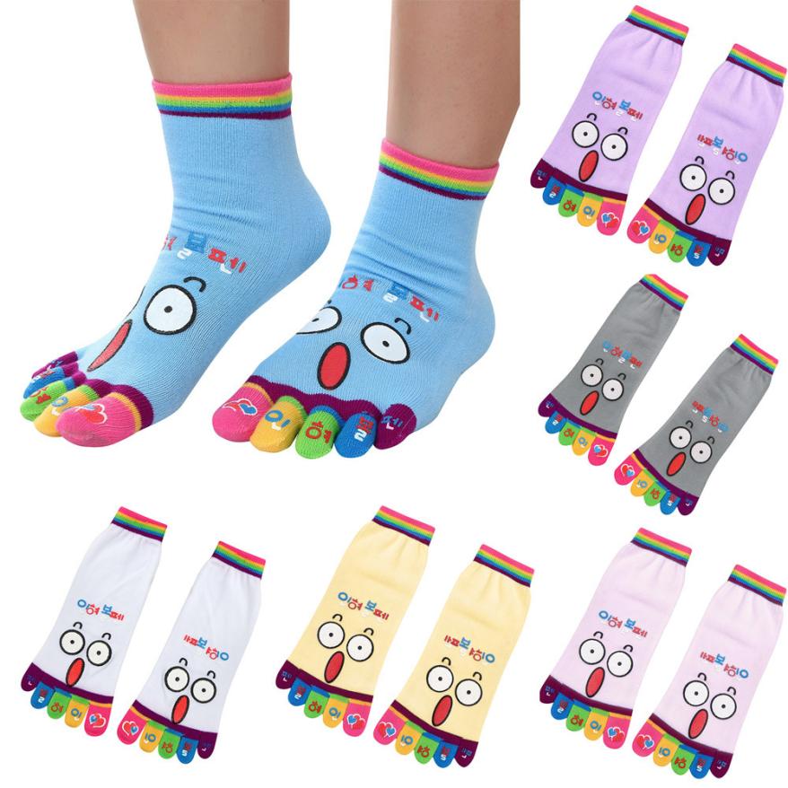 Finger Socks Funny Cartoon Design