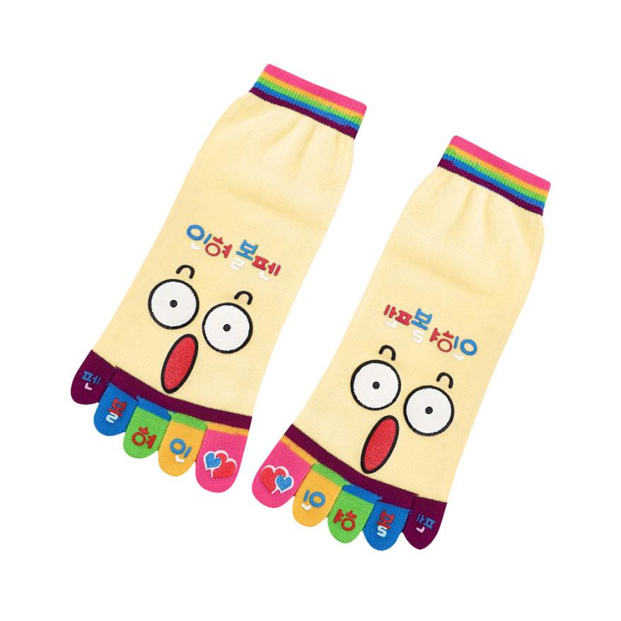 Finger Socks Funny Cartoon Design