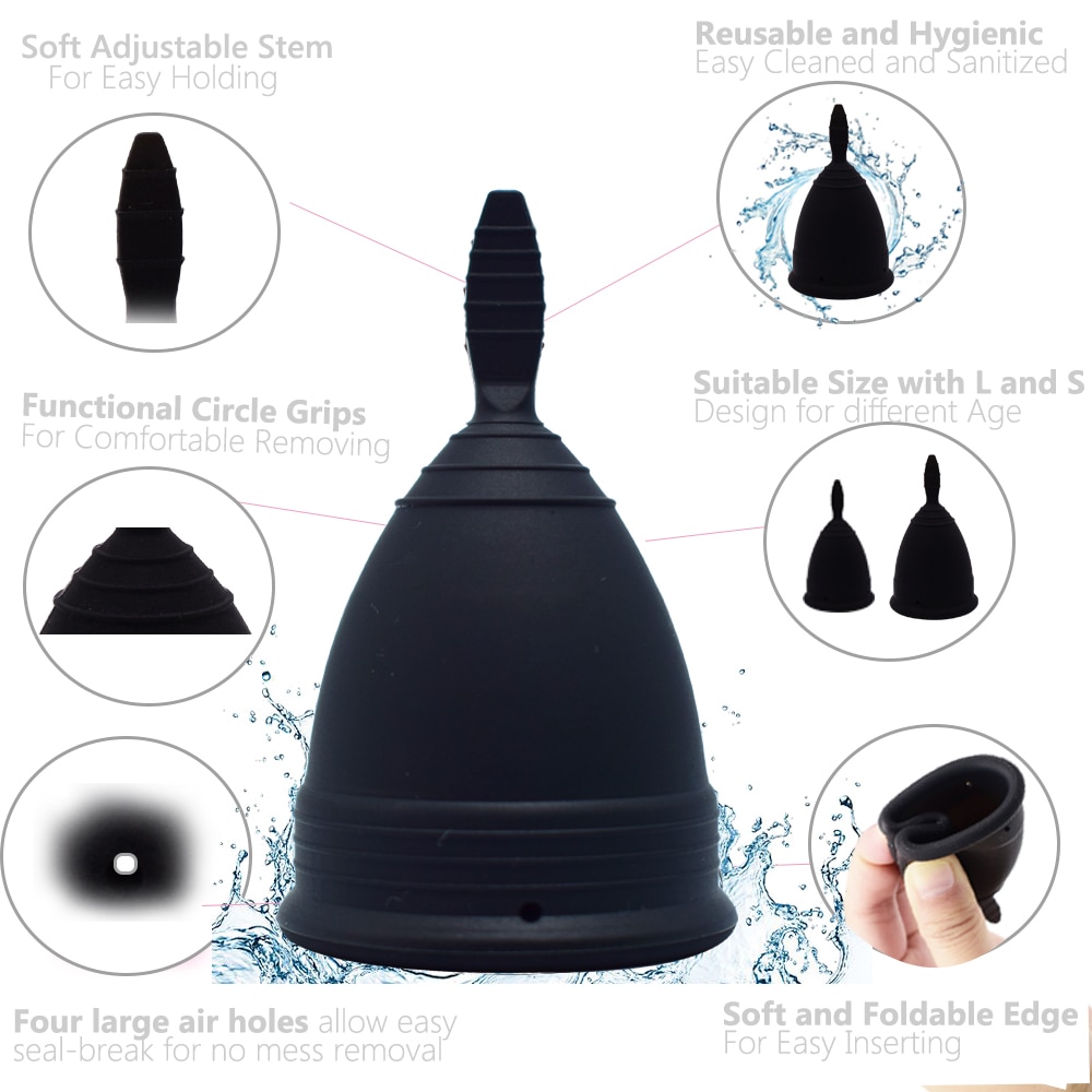 Reusable Menstrual Cup Soft Menstrual Cup