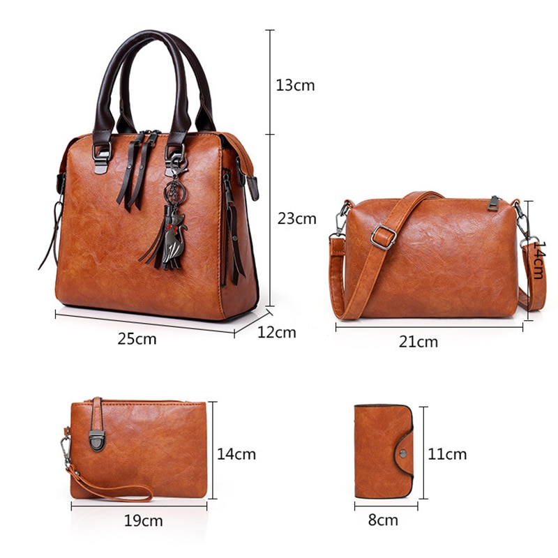 Handbags Set for Women (4Pcs)