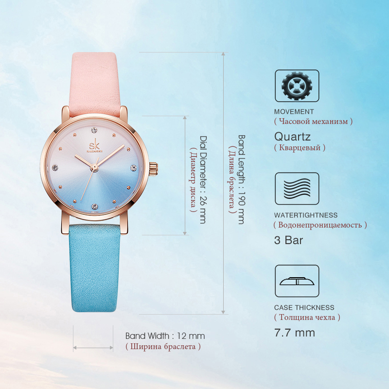 Ladies Two Tone Watch Cute Wristwatch