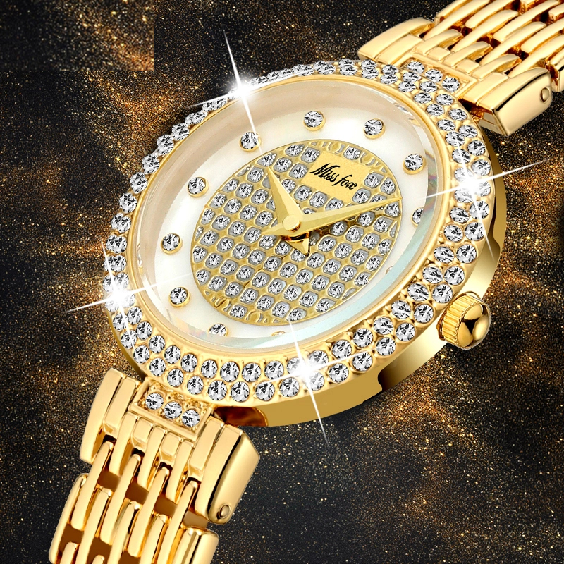 Luxury Watch For Women With Rhinestone