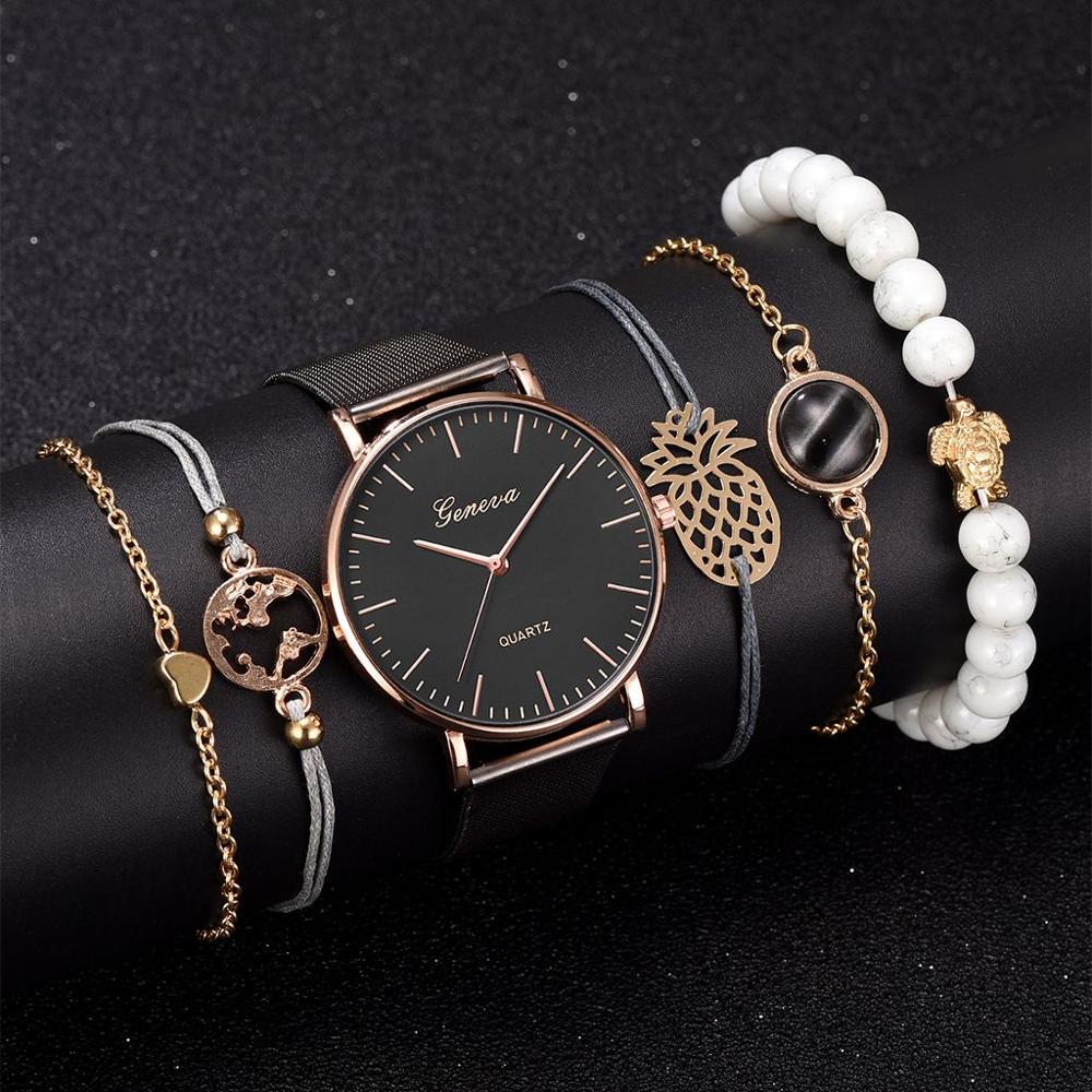 Watch and Bracelet Set for Women