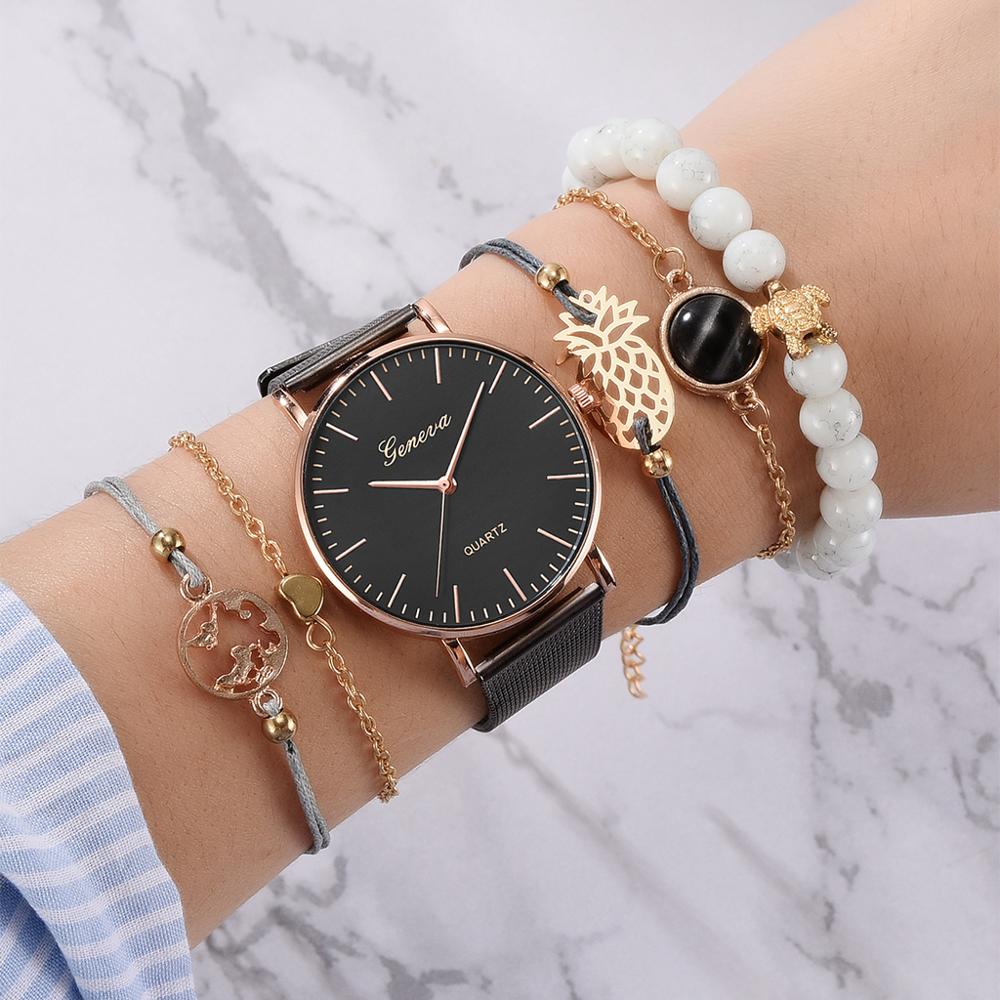 Watch and Bracelet Set for Women