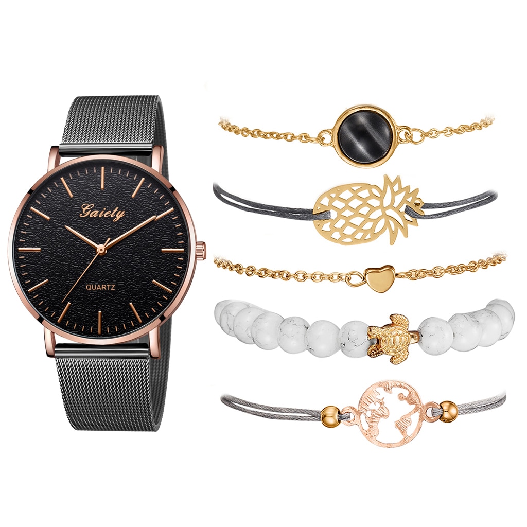 Watch and Bracelet Set for Women