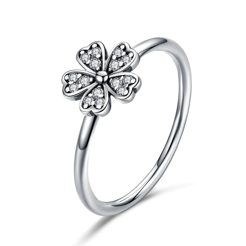 Daisy Ring 925 Sterling Silver Jewelry Ring