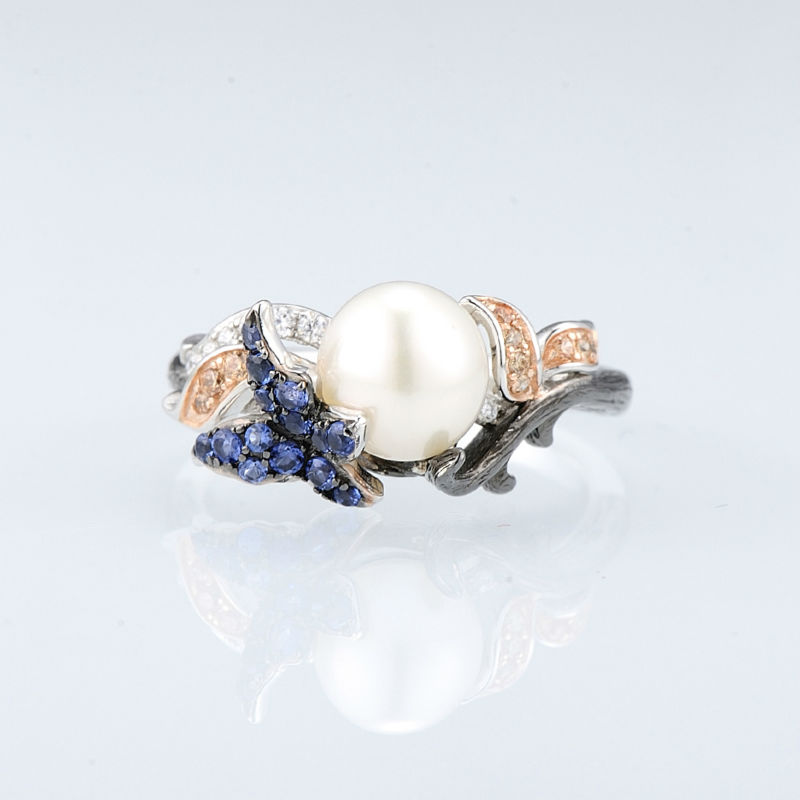 Pearl Ring For Women Sterling Silver Ring