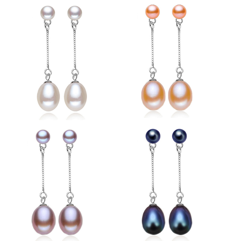 Double Pearl Earrings Ladies Accessory