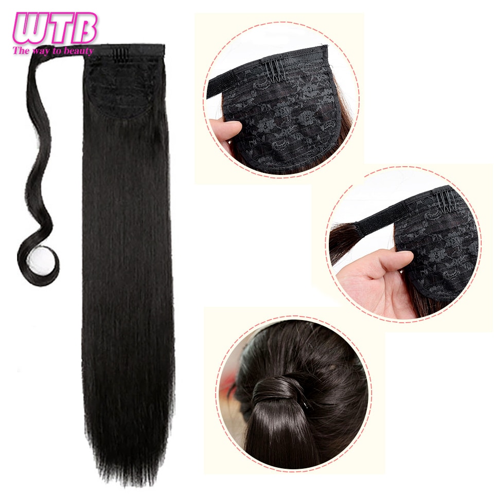 Pony Tail Hair Extension Synthetic Hair