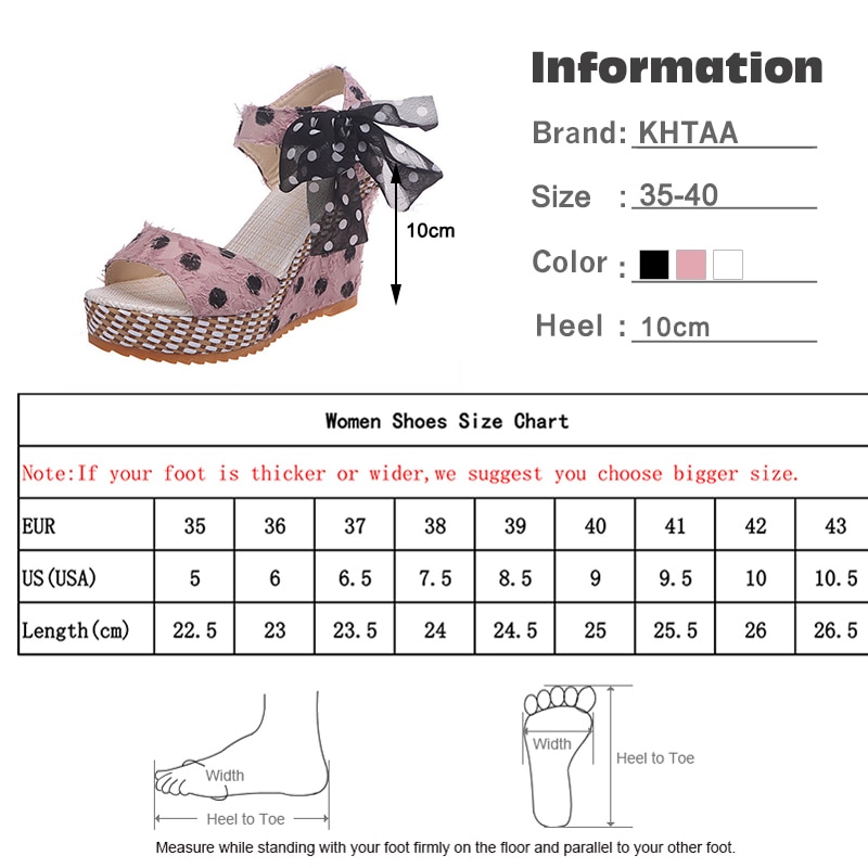 Ladies Wedge Sandals Bowknot Design