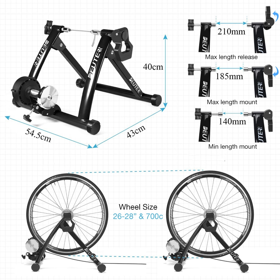 Bicycle Trainer Stand Adjustable Resistance