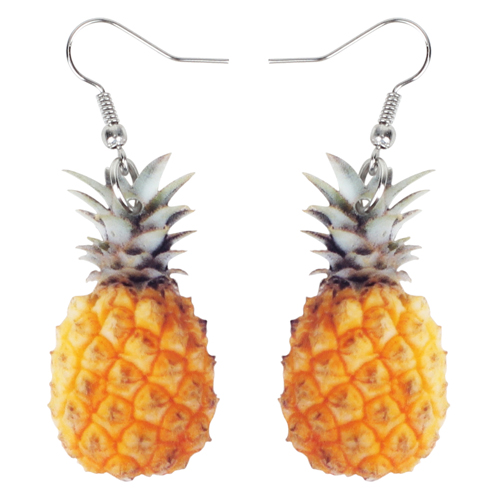 Pineapple Earrings Summer Fruit Earrings