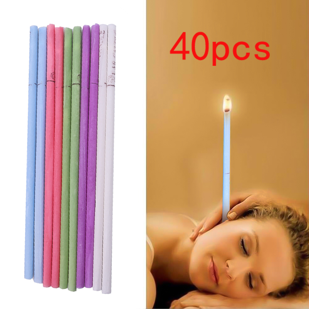 Ear Candles 40 PCs Earwax Remover