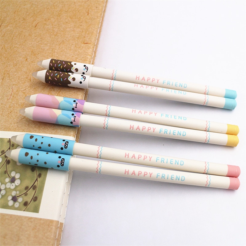 Erasable Gel Pens with Eraser