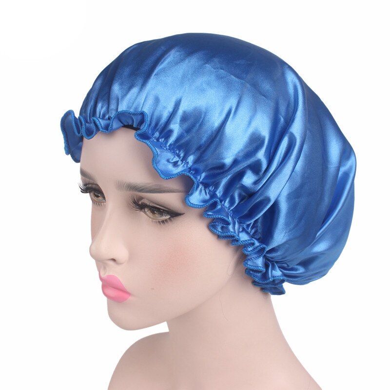 Silk Night Cap Elastic Head Cover