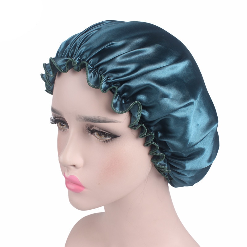 Silk Night Cap Elastic Head Cover