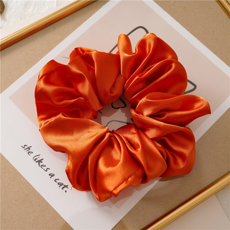 Silk Scrunchie Oversized Hair Accessory