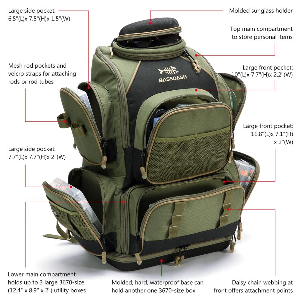 Tackle Backpack Multi-Pocket Bag