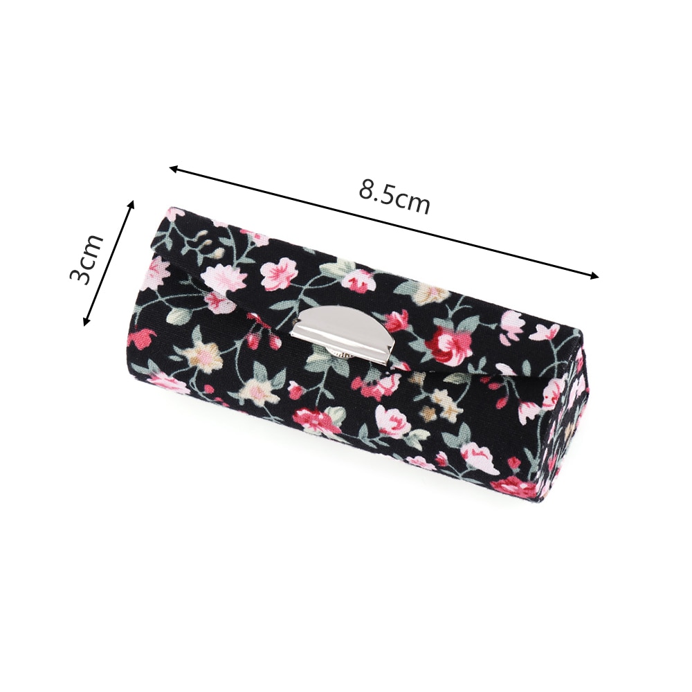 Lipstick Case with Mirror Vintage Holder