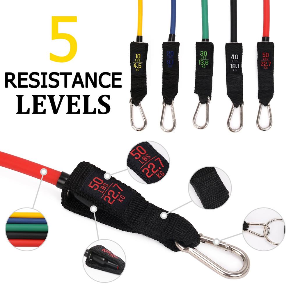 Resistance Band Set Fitness Set (12 pcs)