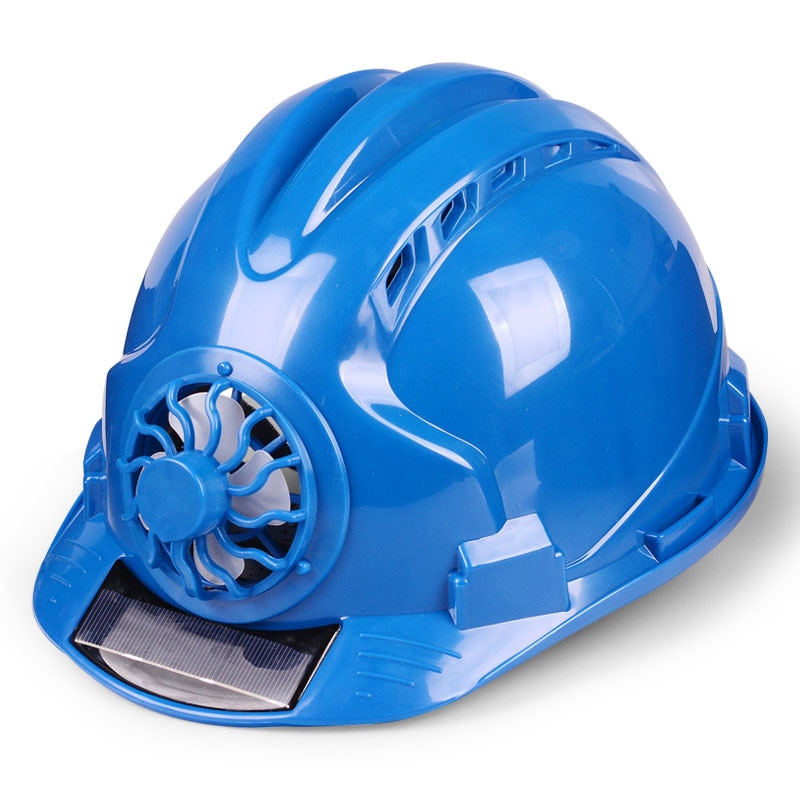 Hard Hat with Fan Solar-Powered