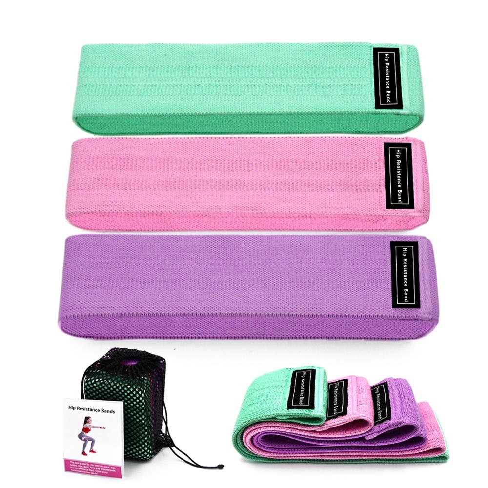 Cloth Resistance Band Fitness Set (3pcs)