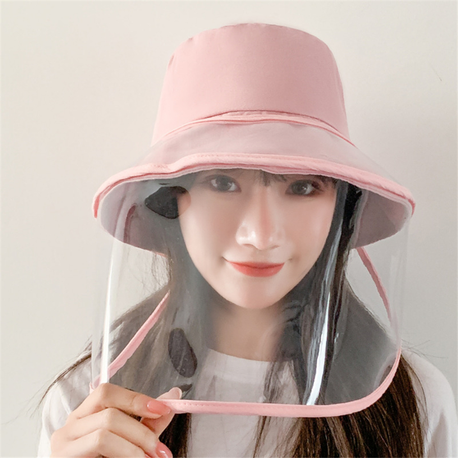 Removable Clear Face Shield with Hat