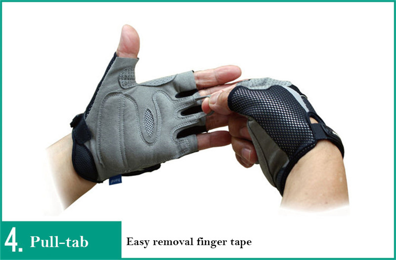 Bicycle Gloves with Rear View Mirror