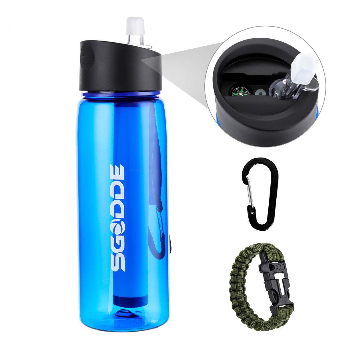 Water Filter Water Bottle Camping Bottle