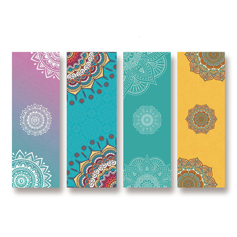 Printed Yoga Mat Floral Print Design