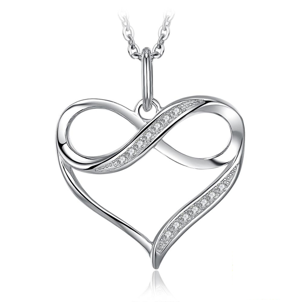 Silver Heart Pendant For Necklace