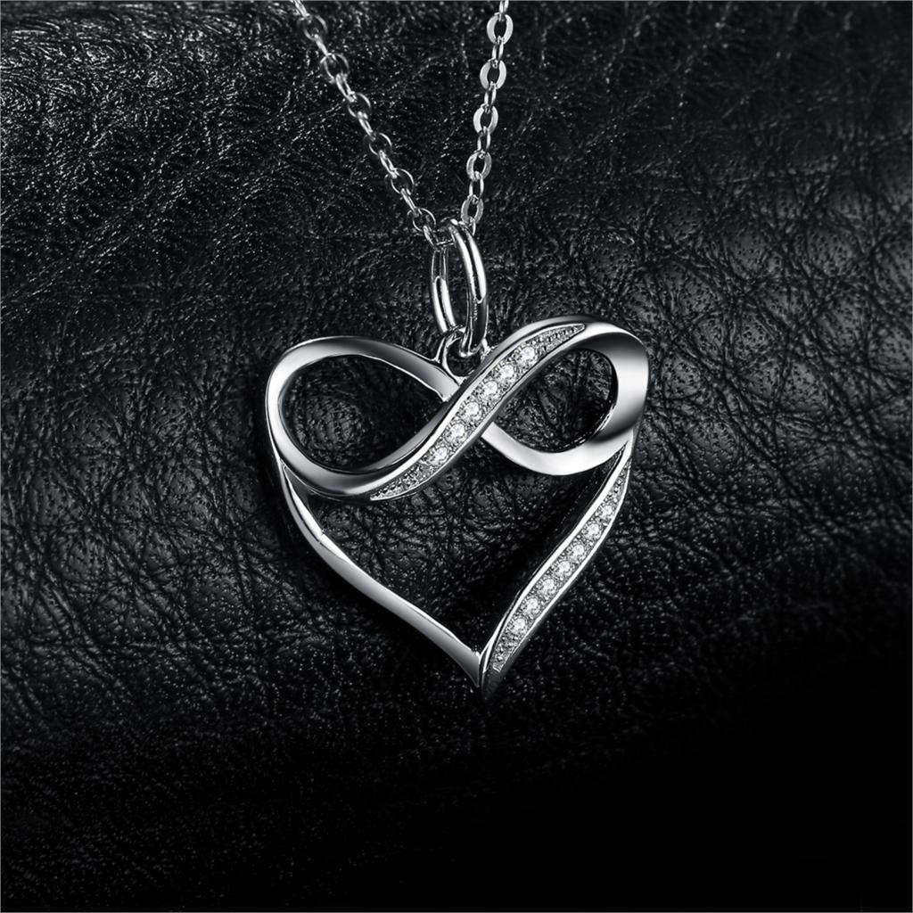 Silver Heart Pendant For Necklace