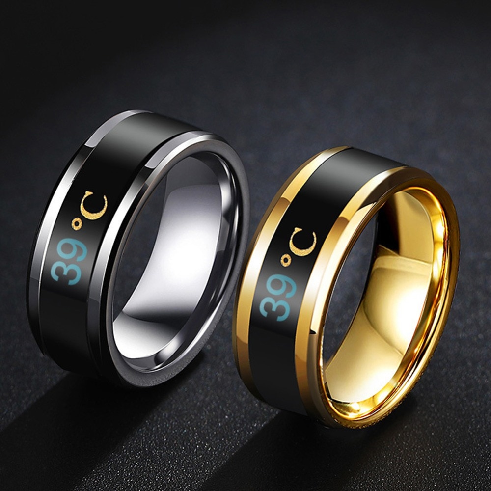 Smart Ring with Display Temperature Ring