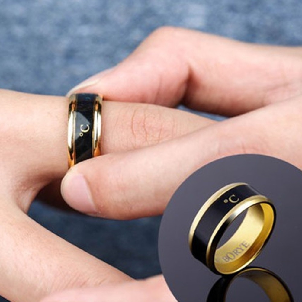 Smart Ring with Display Temperature Ring