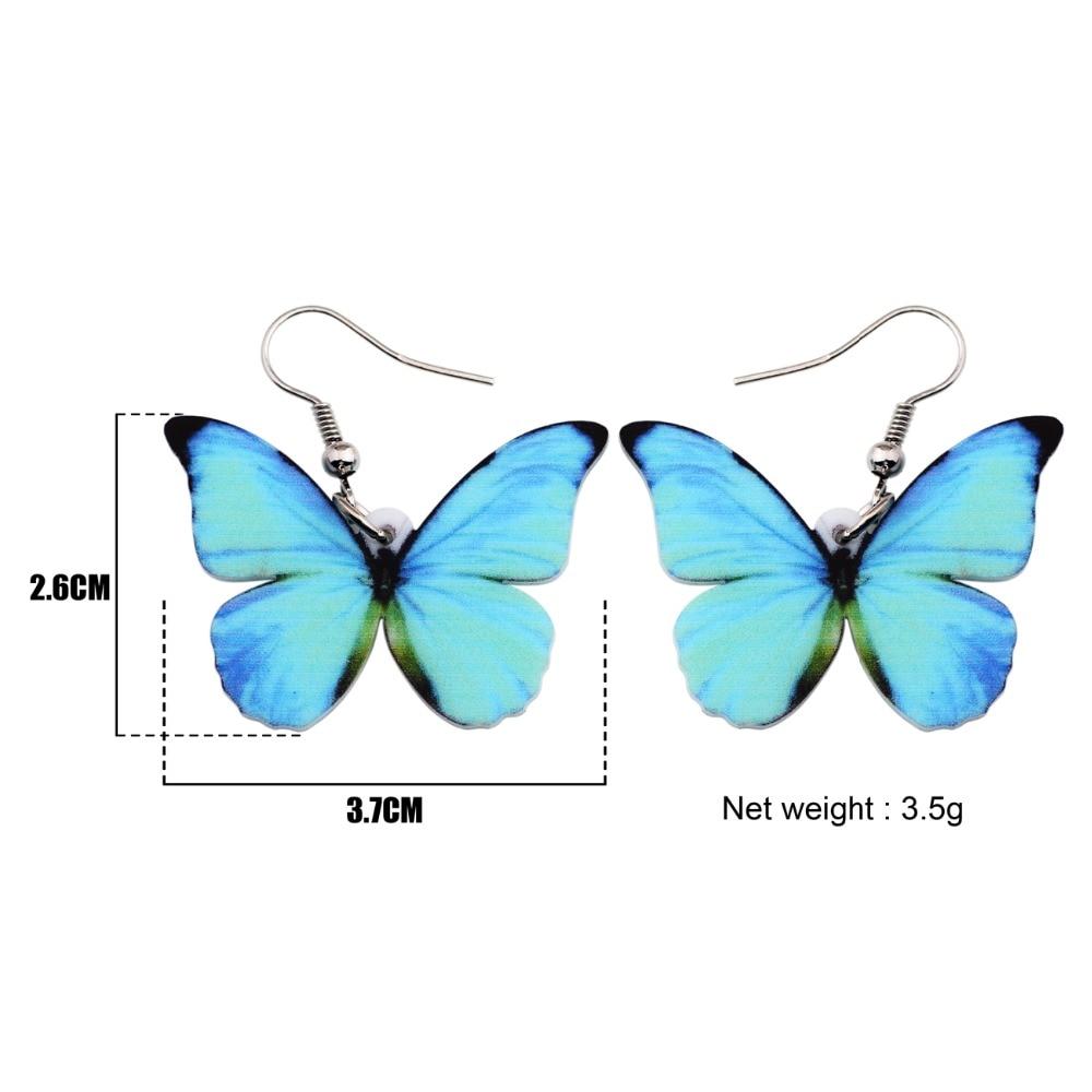 Butterfly Dangle Earrings Fashion Accessories