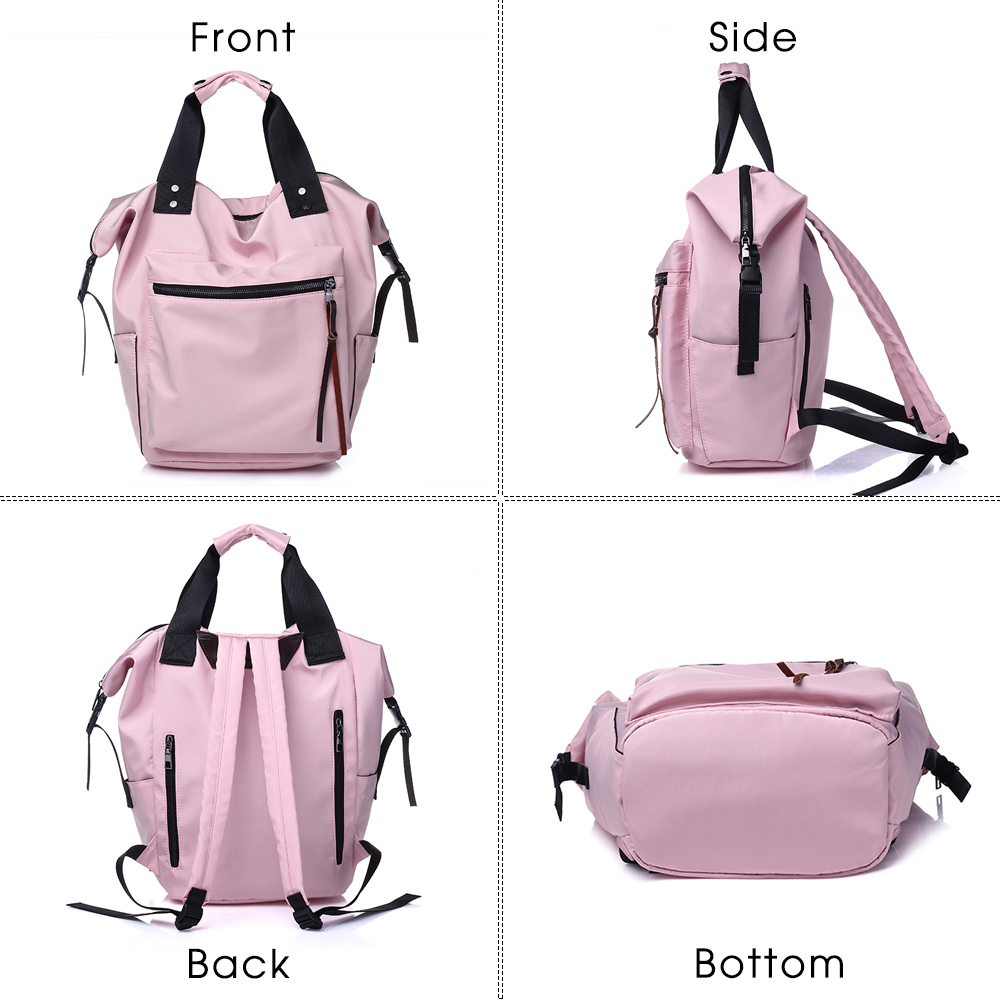 Ladies Backpack Bag Nylon Rucksack