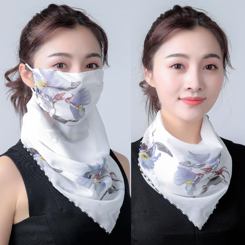 Chiffon Scarf Face Mask Protection